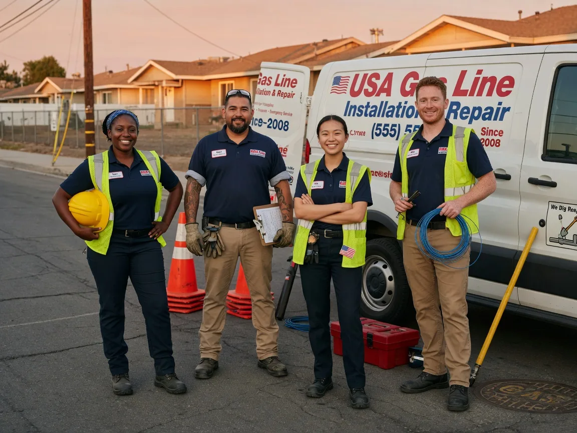 Gas Line Installation company in Roanoke, TX